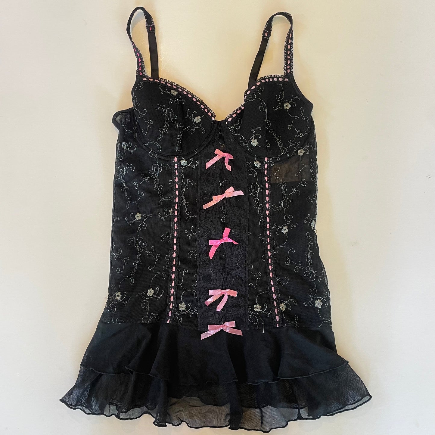 2000s babydoll corset