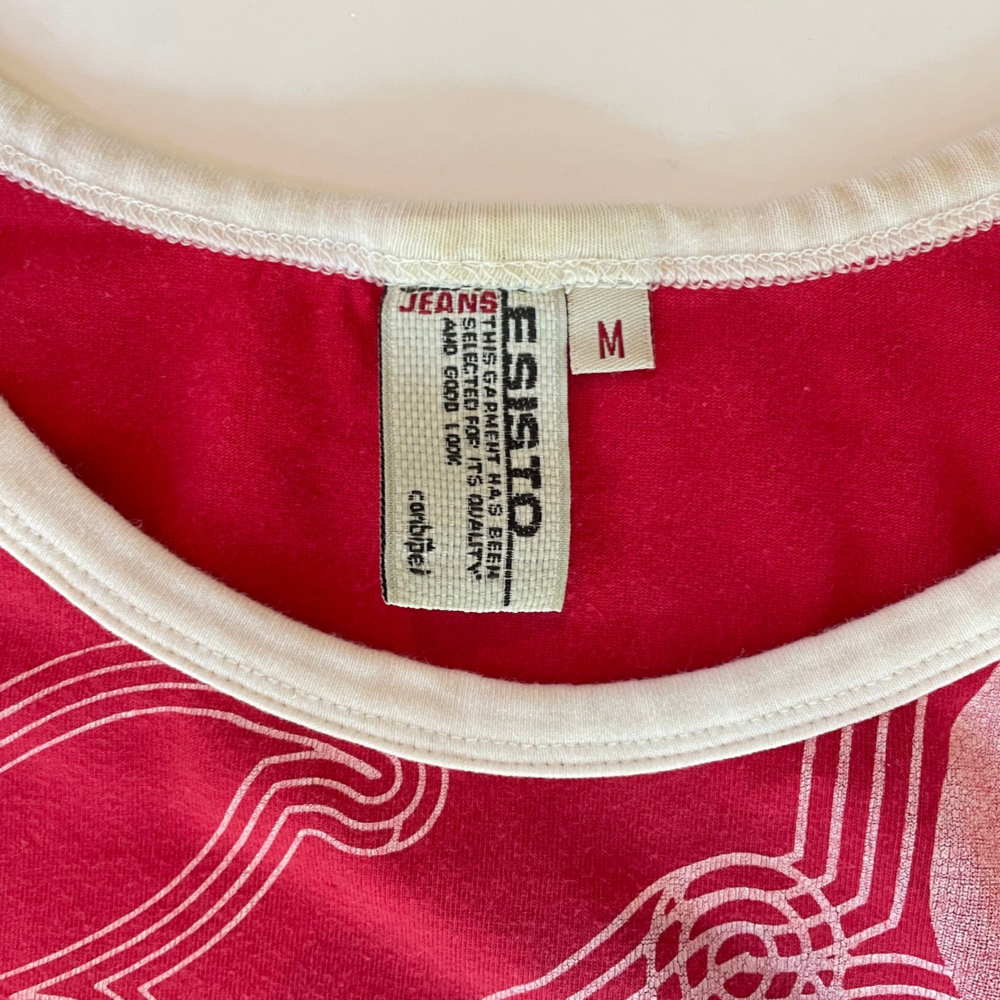 90s red graphic tank