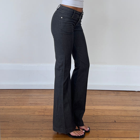 low rise bootcut pants