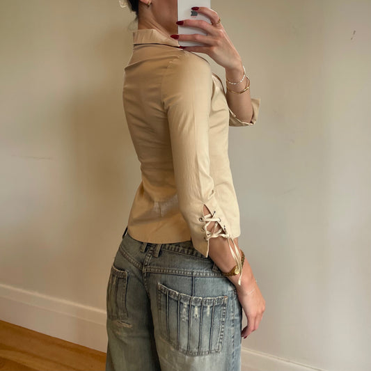 90s 3/4 sleeve shirt