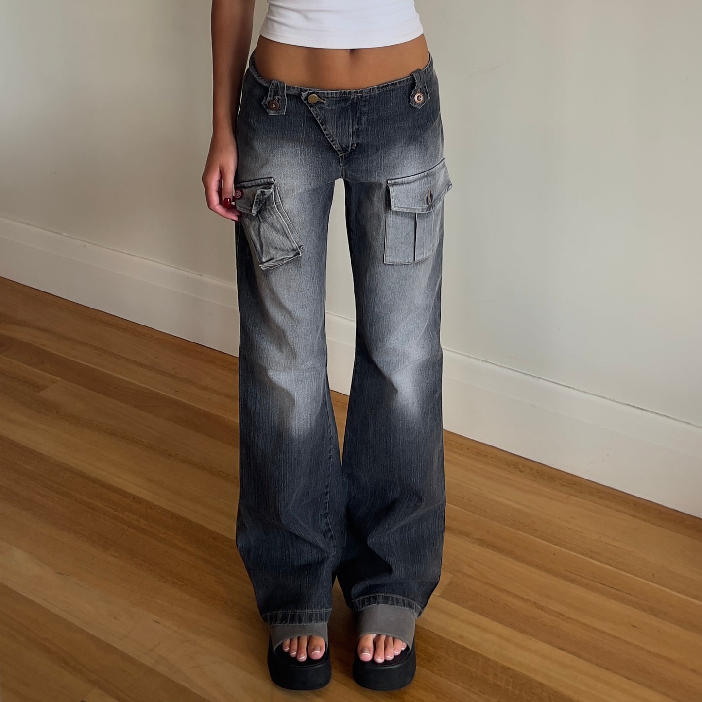 cargo style jeans