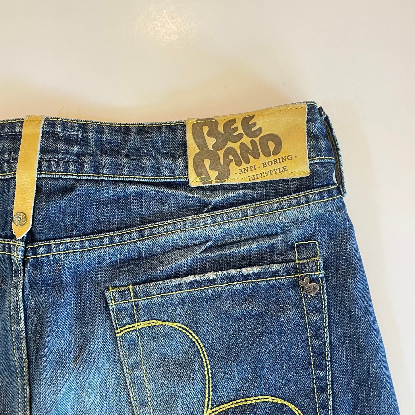 y2k denim mini skirt