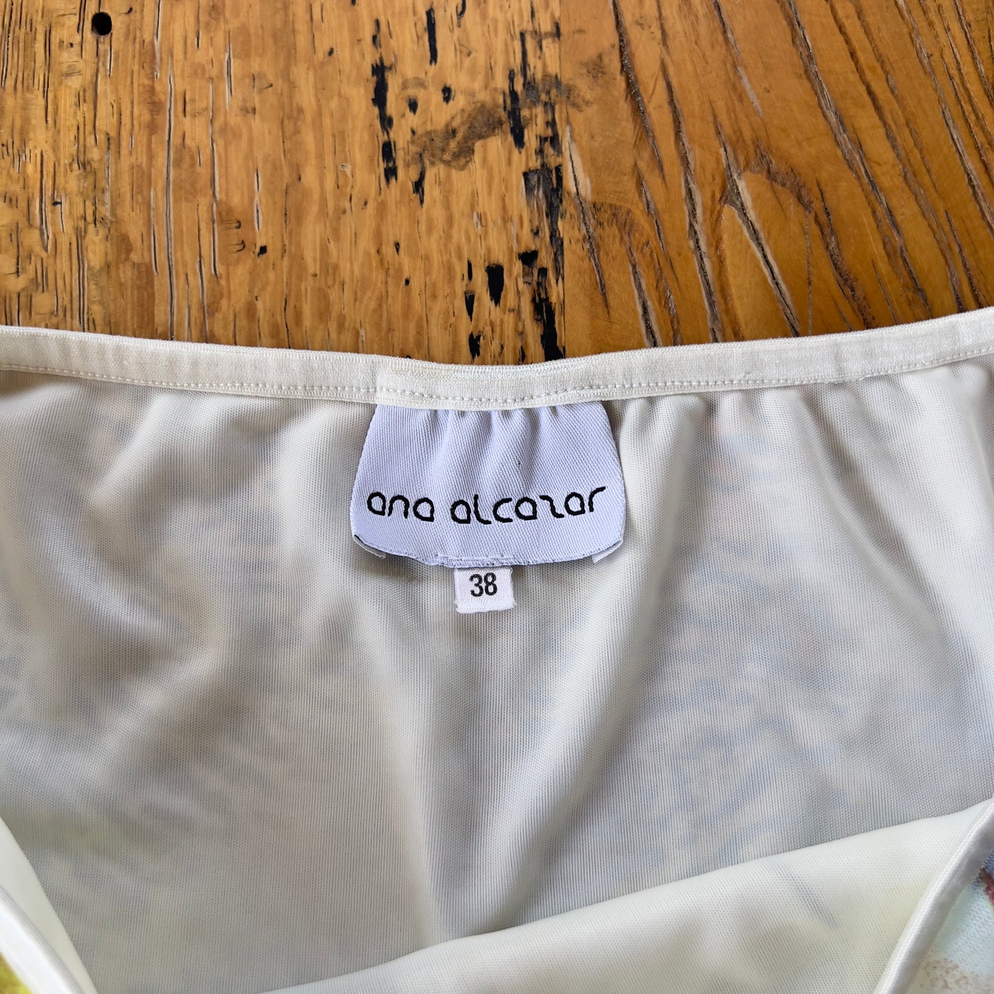 90s printed midi skirt