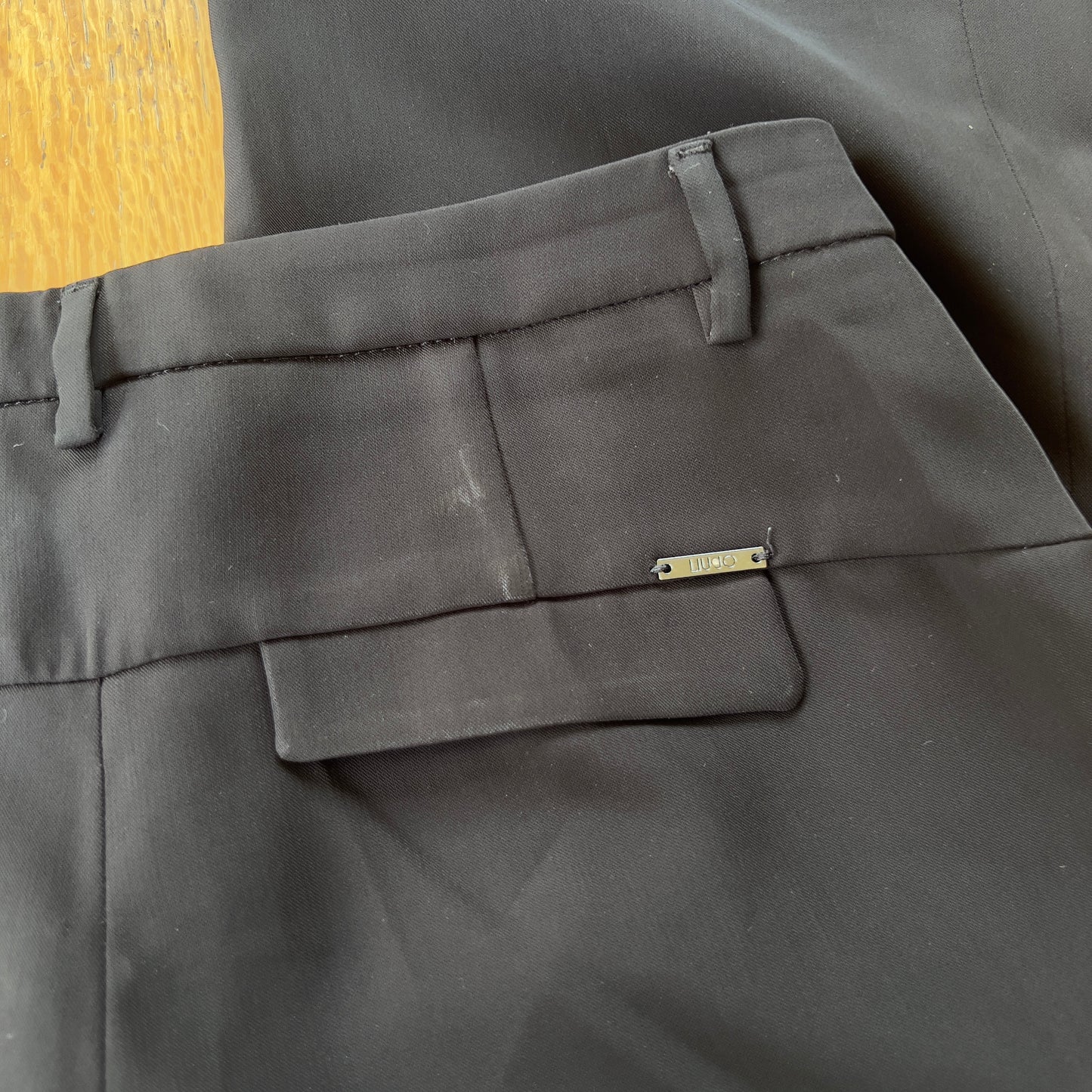 90s black trousers