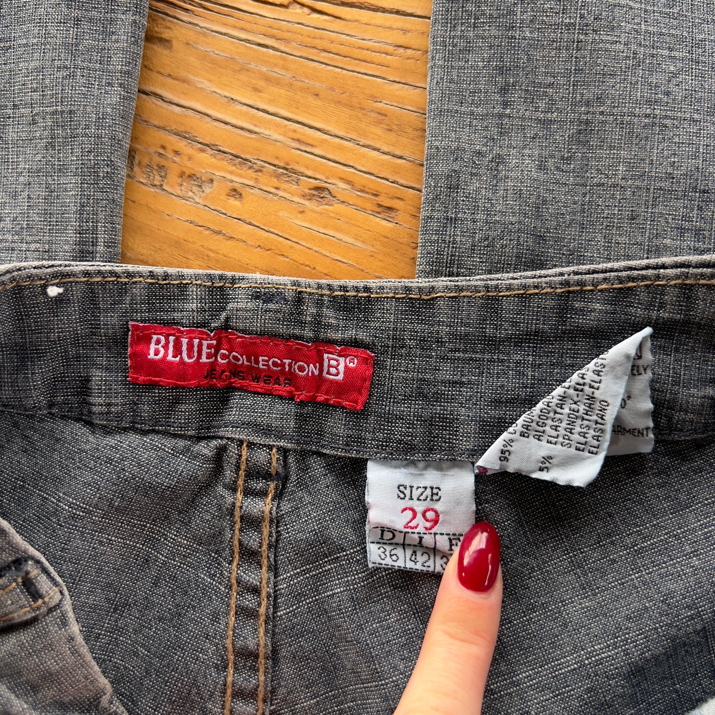 low rise bootcut jeans