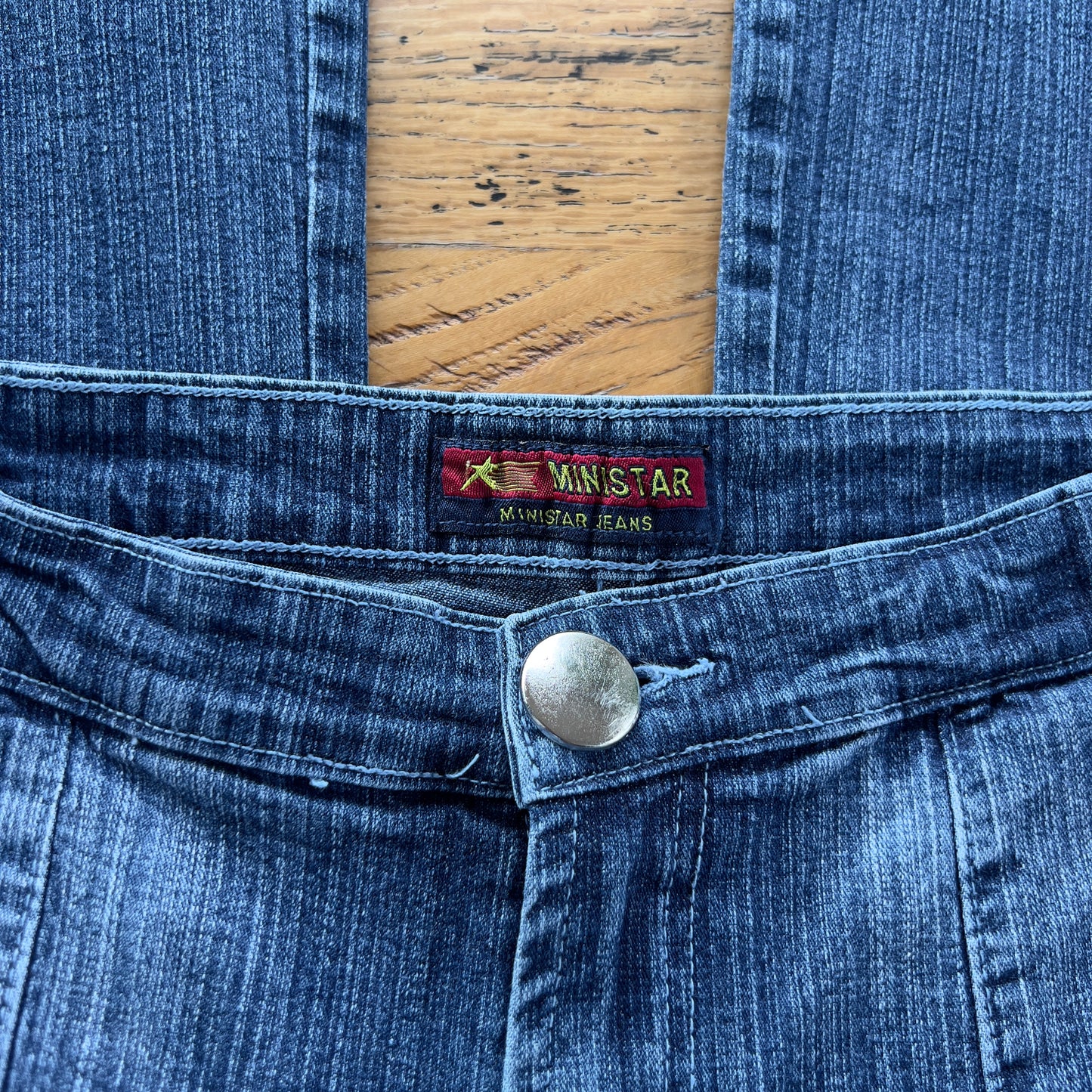 denim cargo style jeans