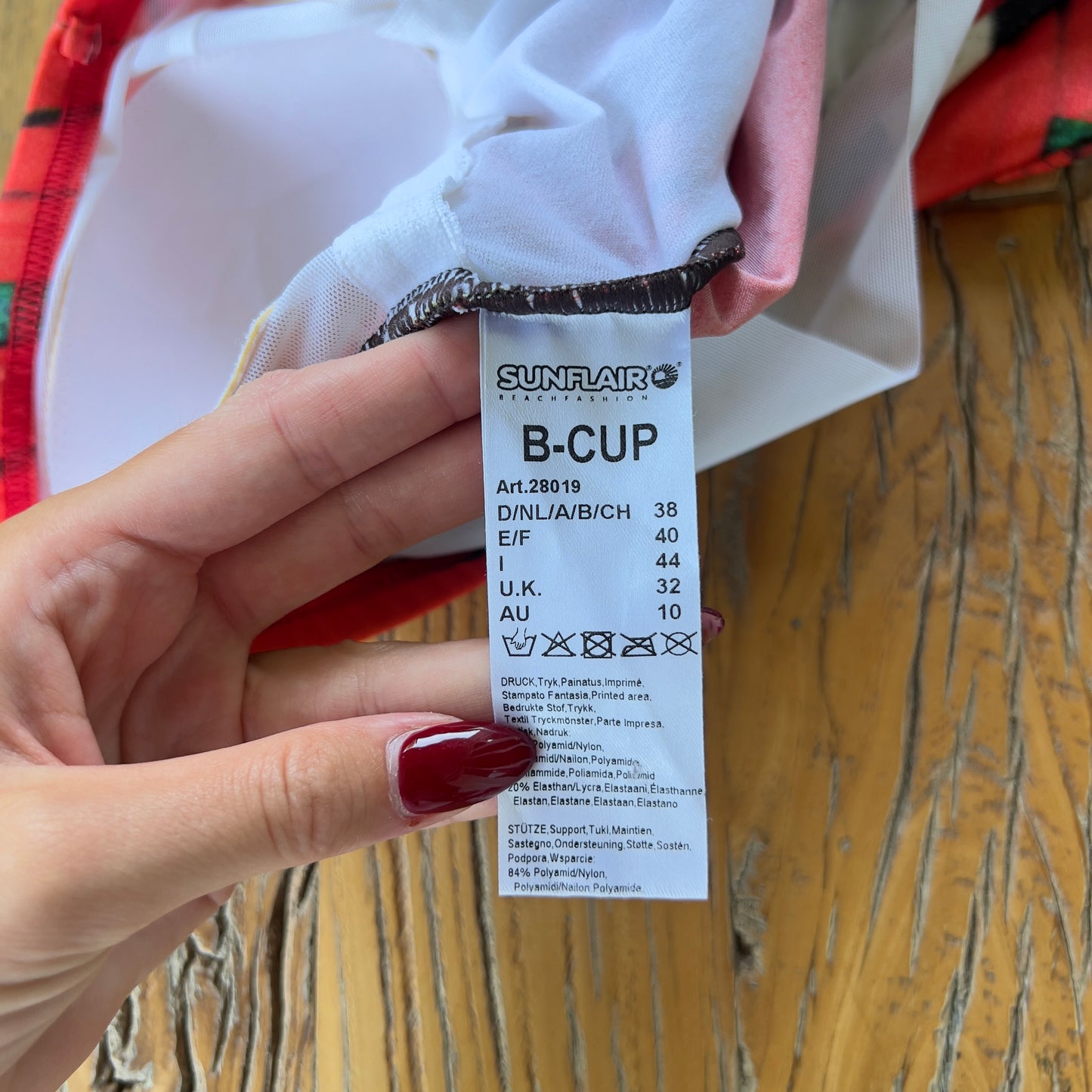 90s graphic strapless top