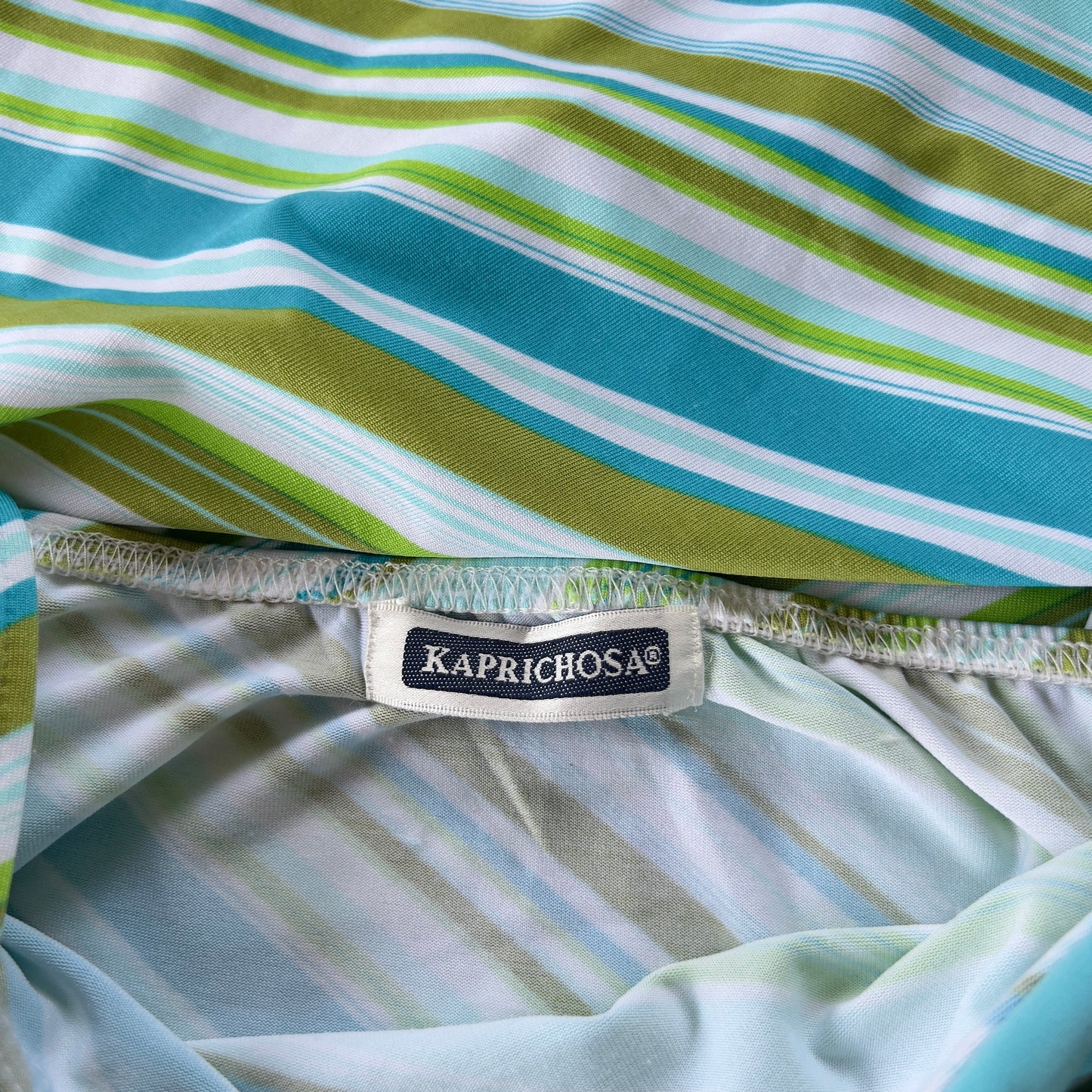 2000s stripe midi dress