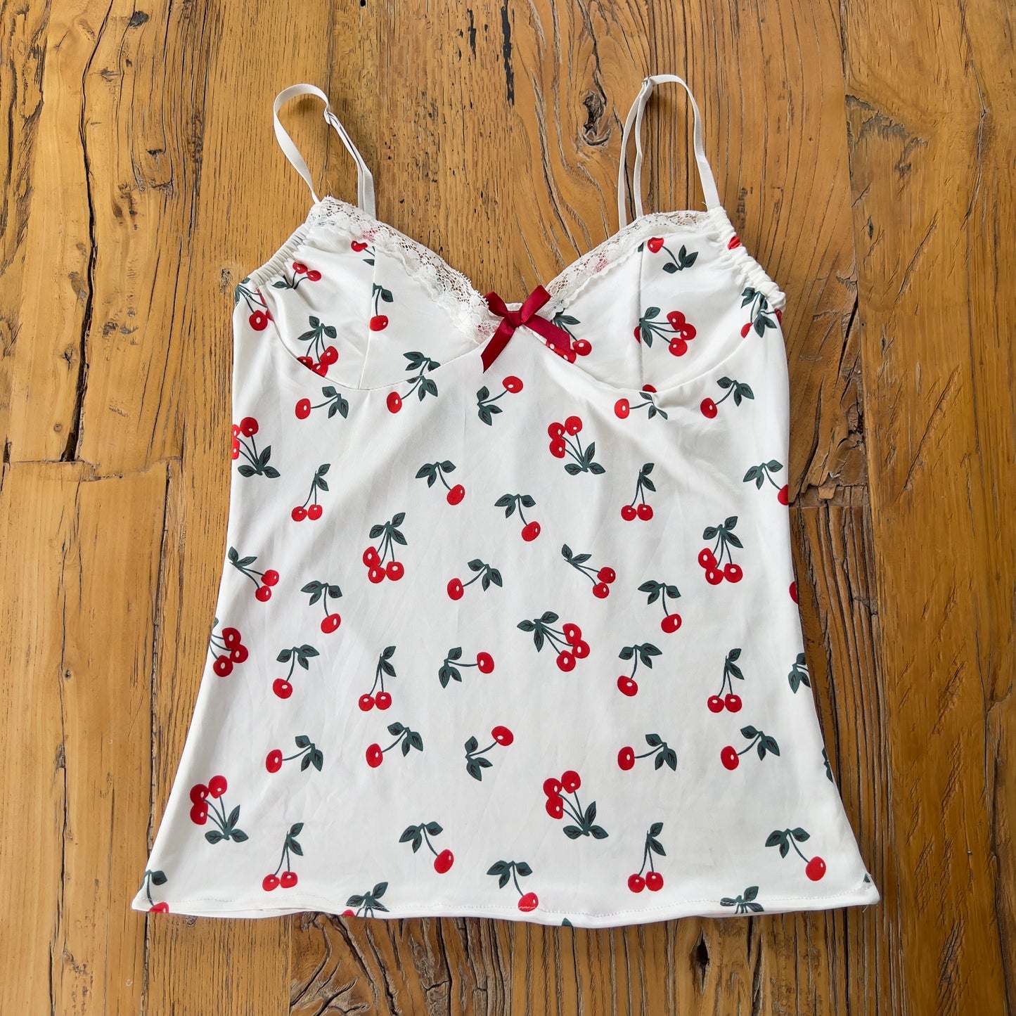 y2k cherry cami