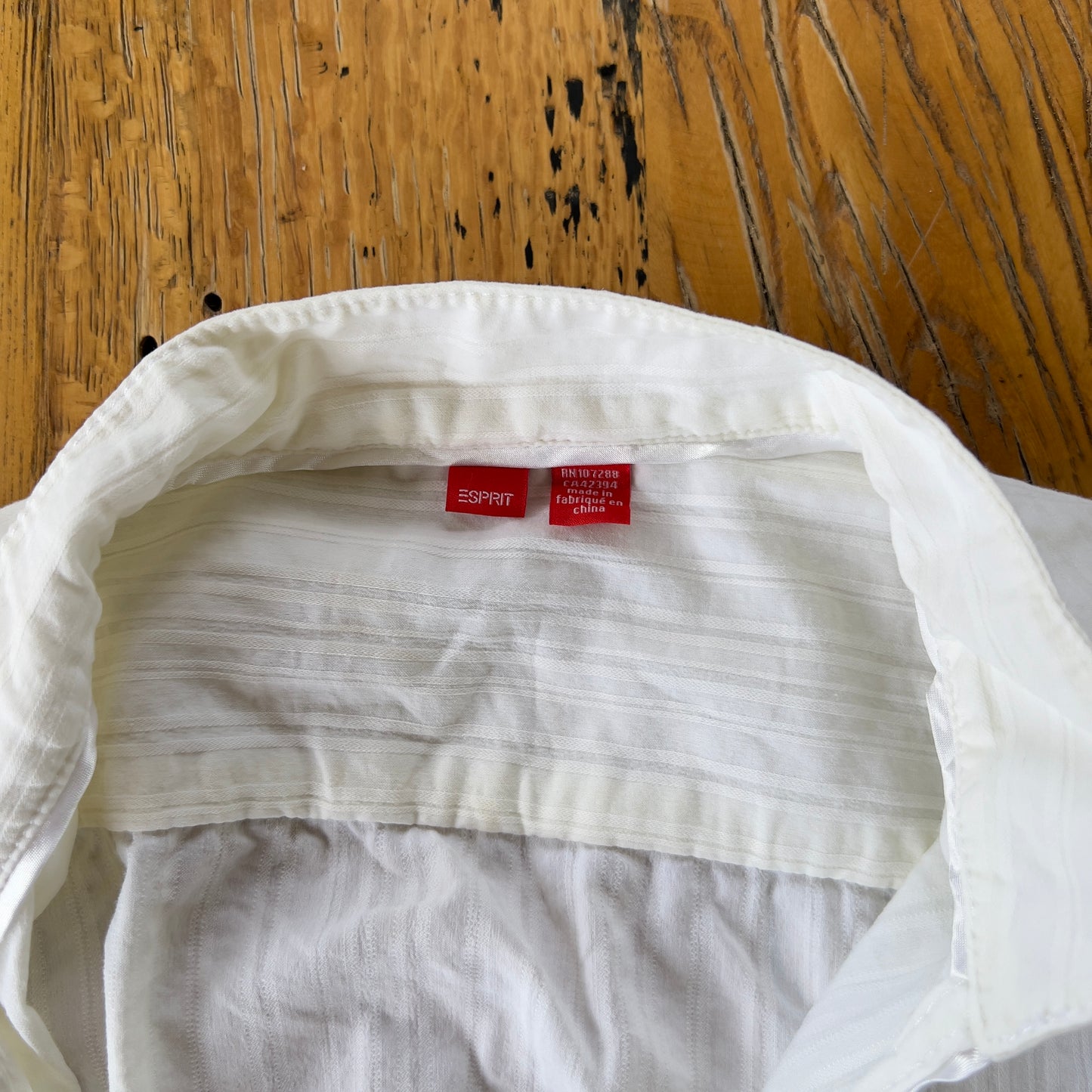90s white Esprit shirt