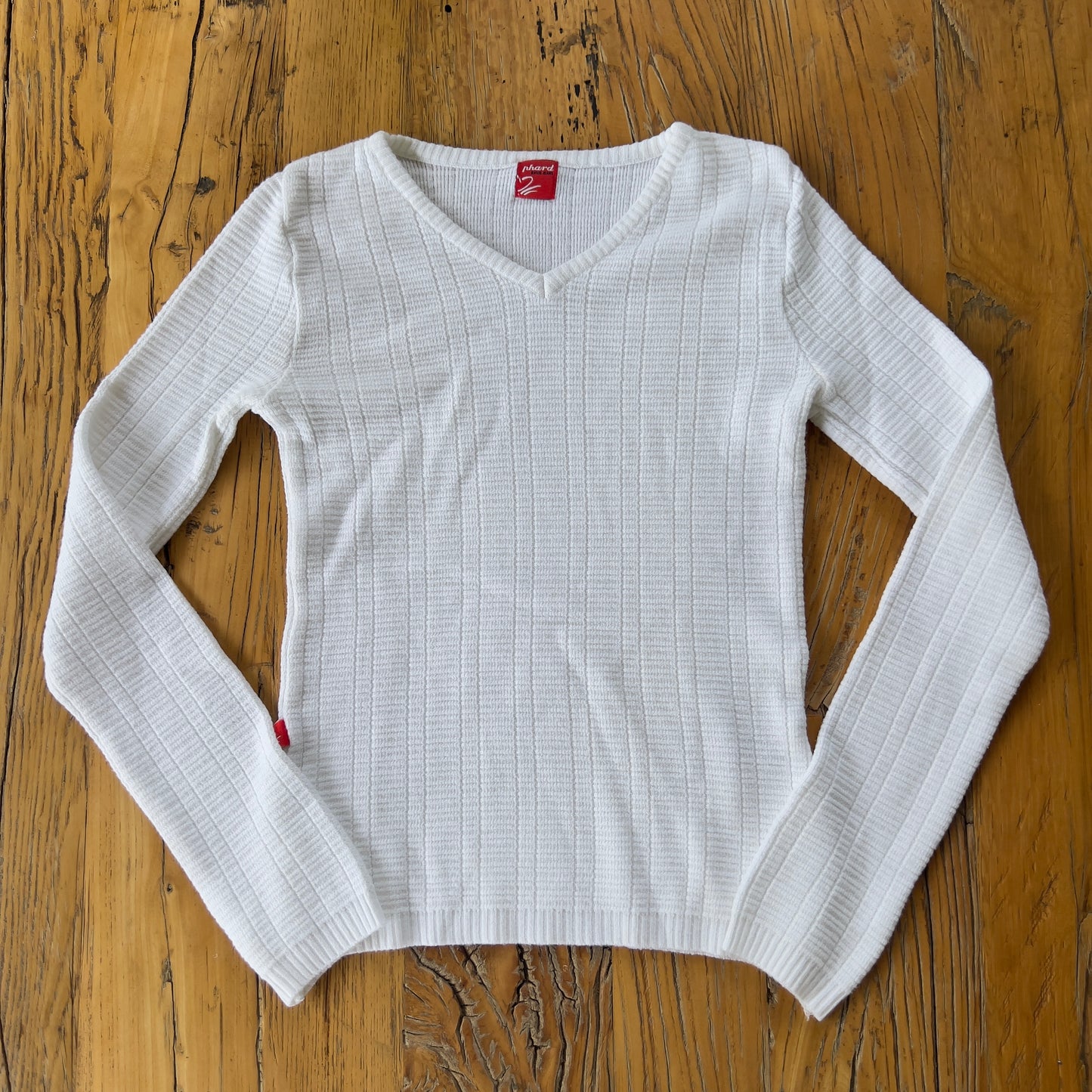 90s soft white sweater