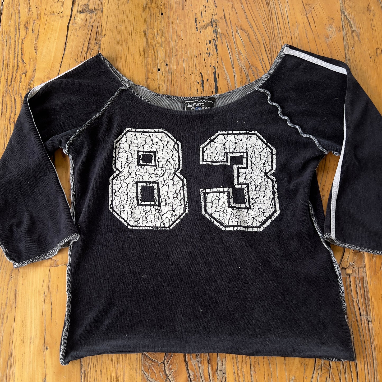 90s off-shoulder top