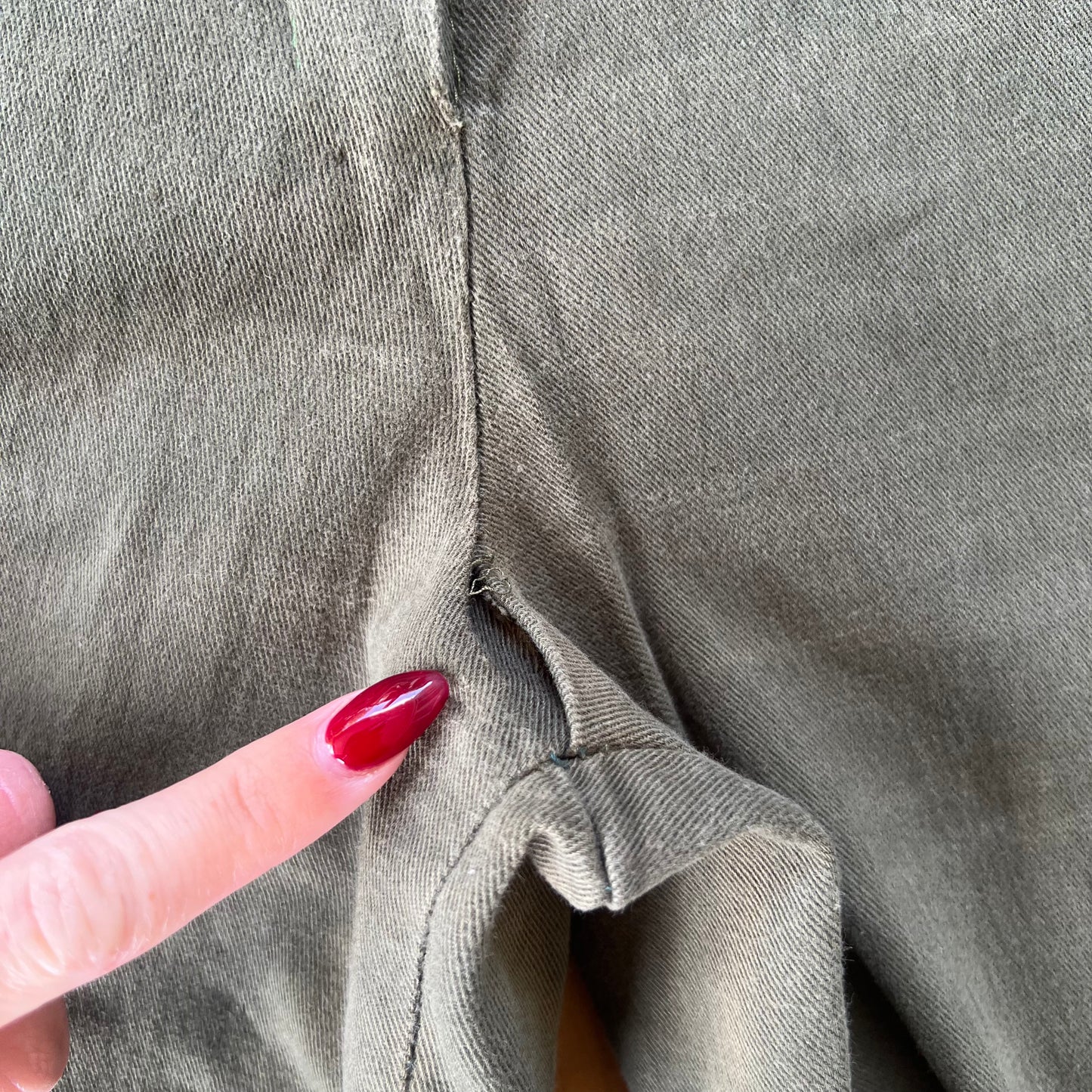 dark green wide leg pants