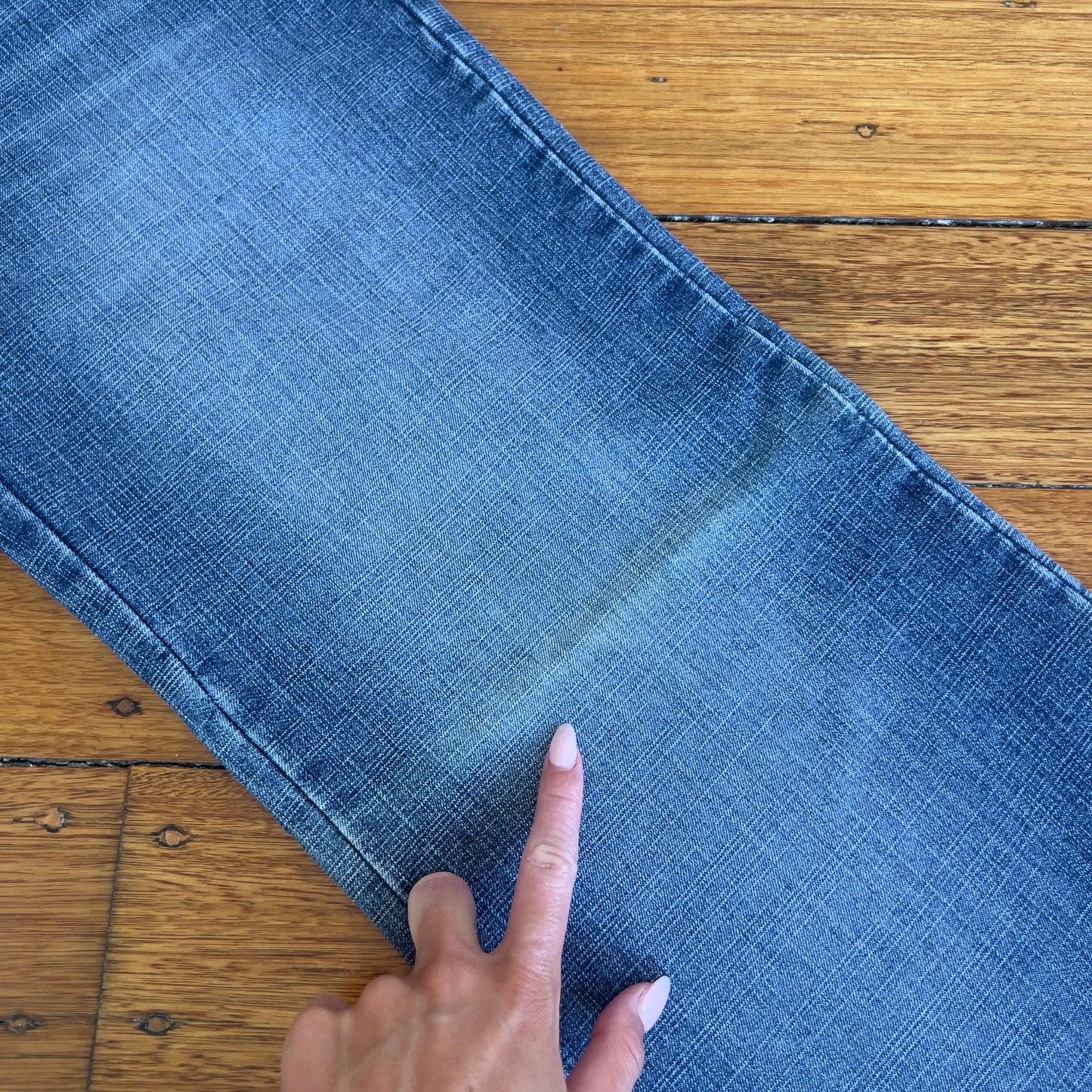 wide leg denim jeans