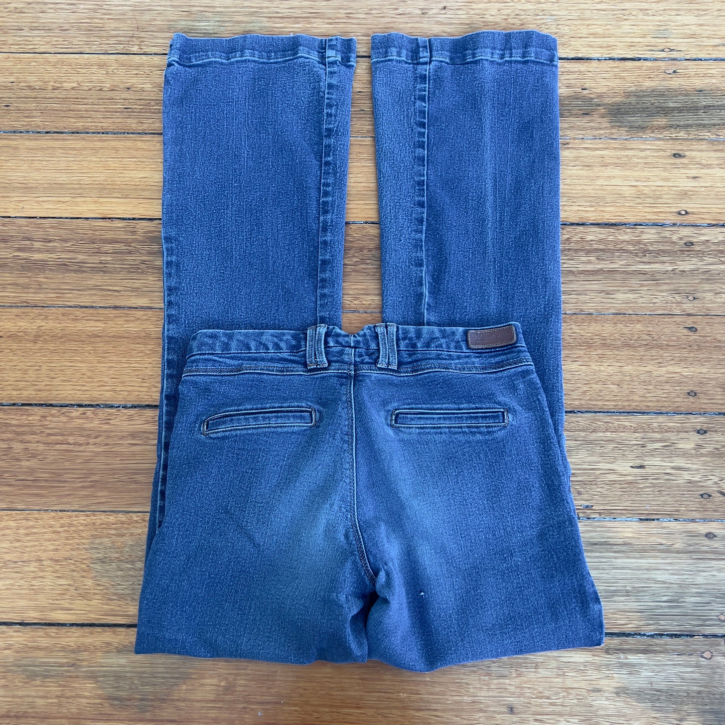 low rise bootcut jeans