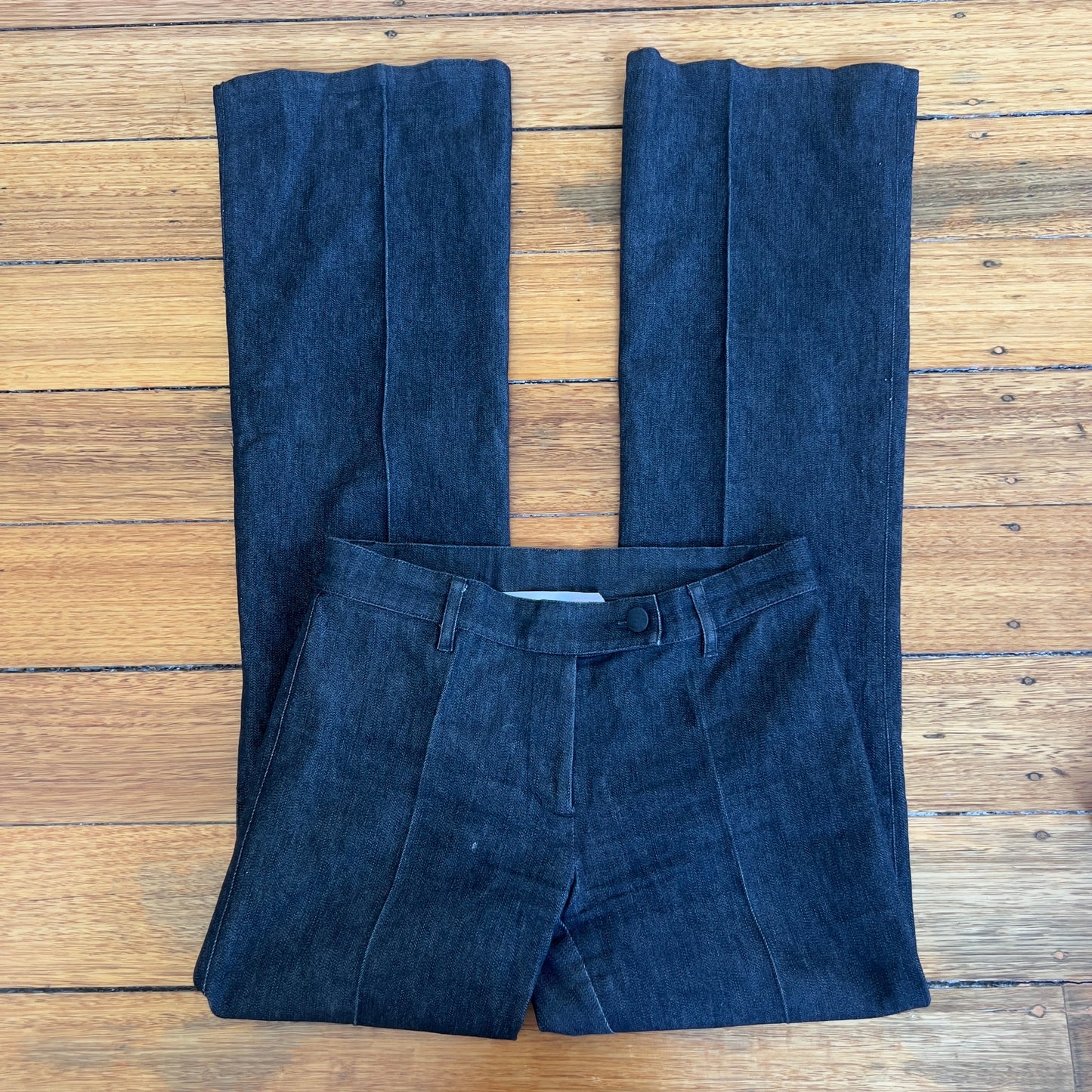 dark grey bootcut pants