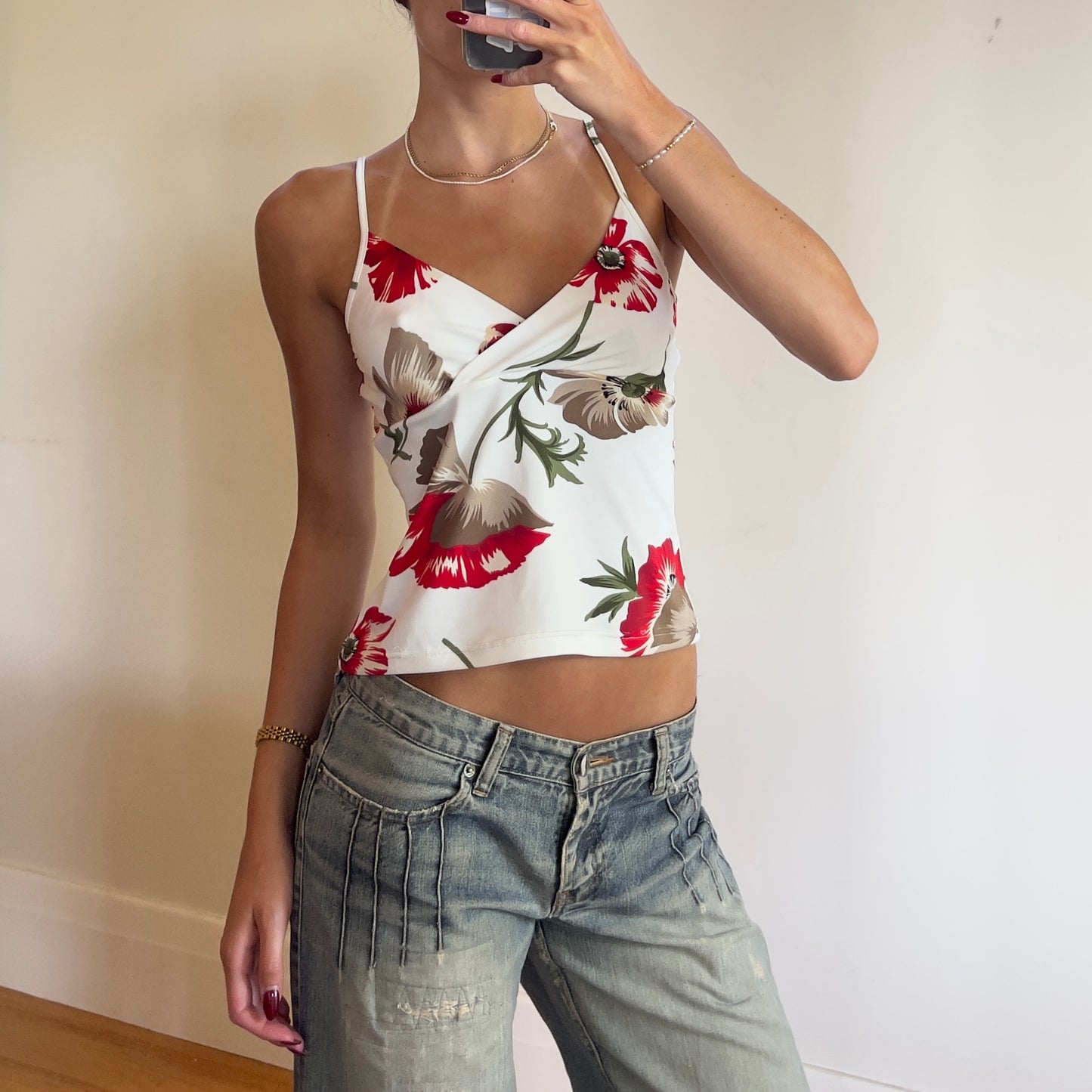 floral print cami