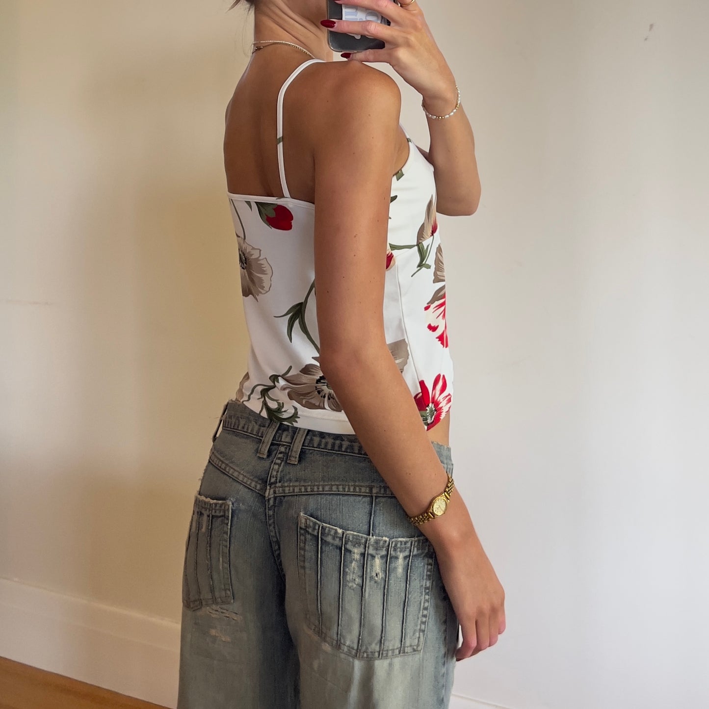floral print cami