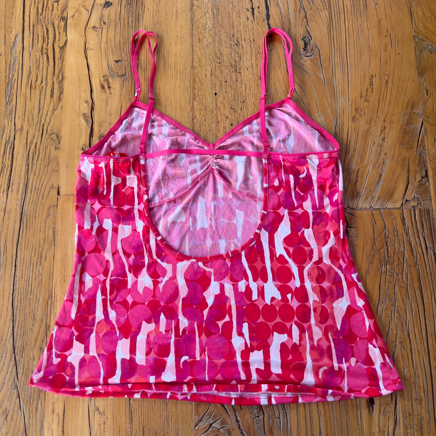 pink graphic cami