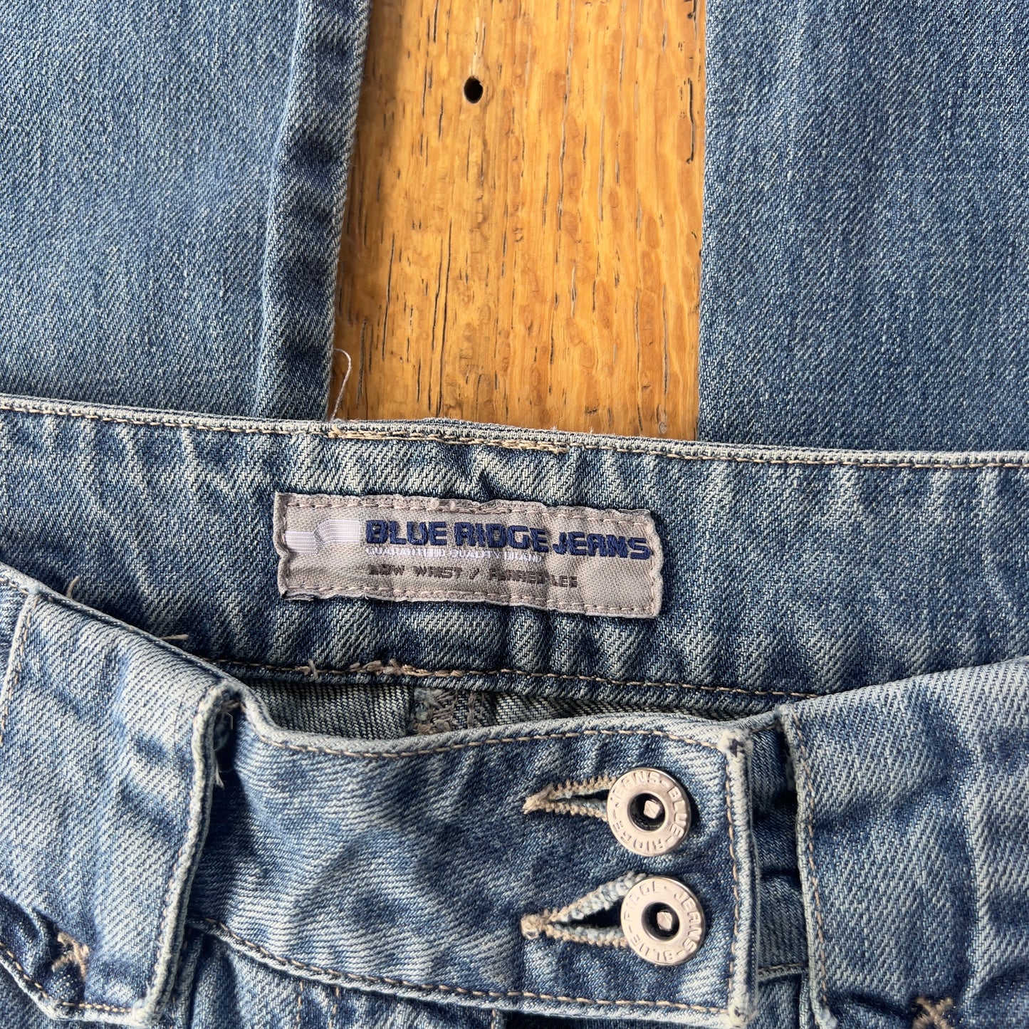 vintage flared denim jeans