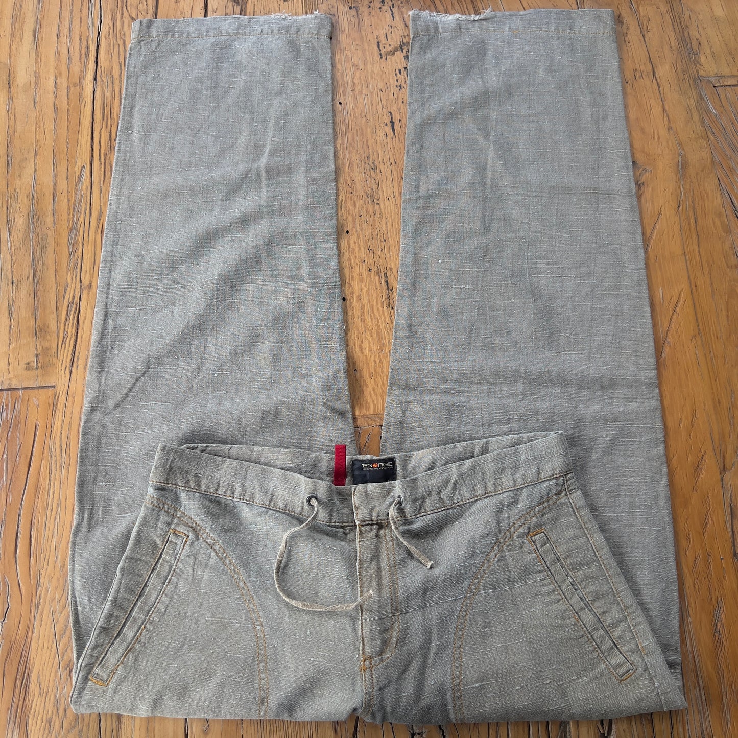 baggy linen pants