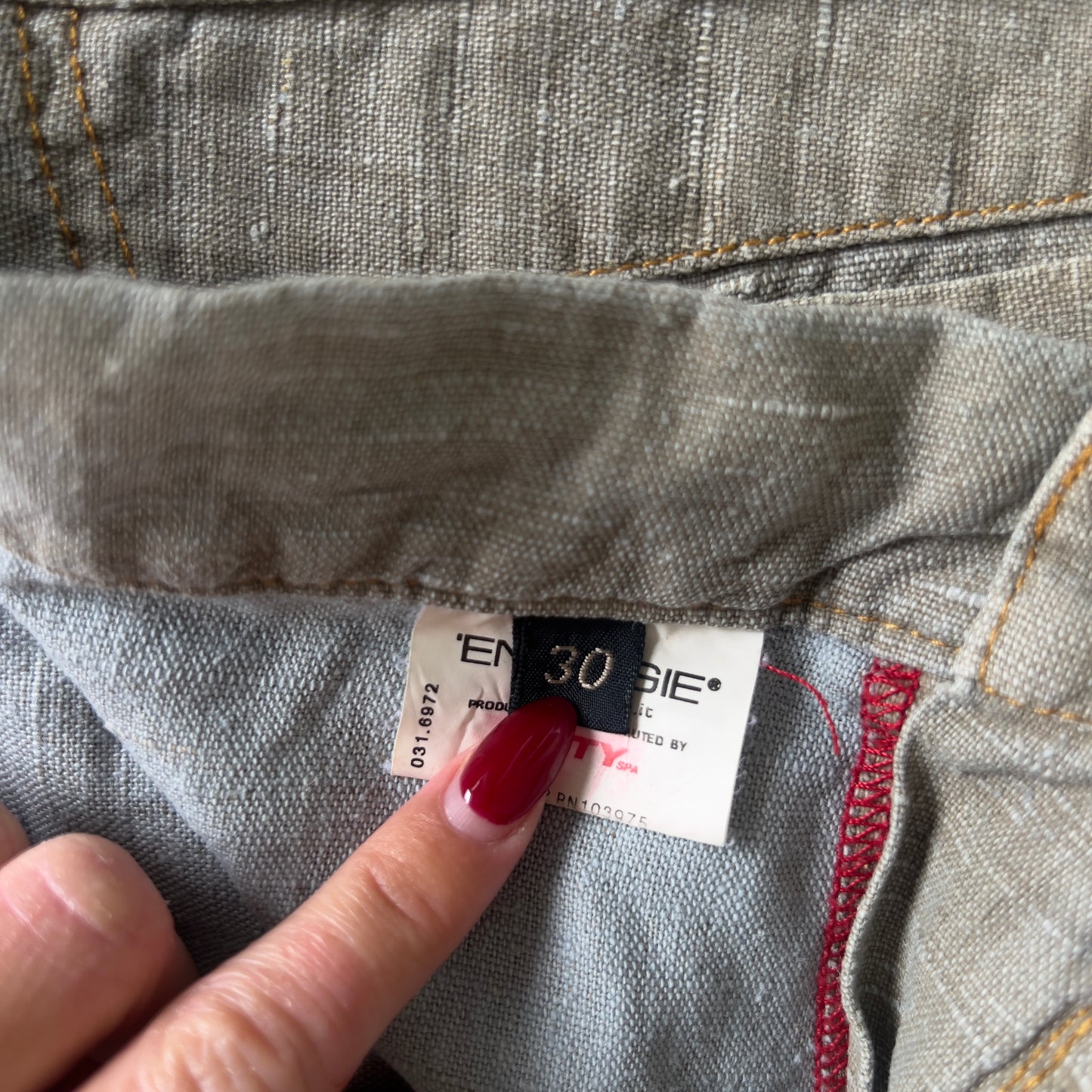baggy linen pants