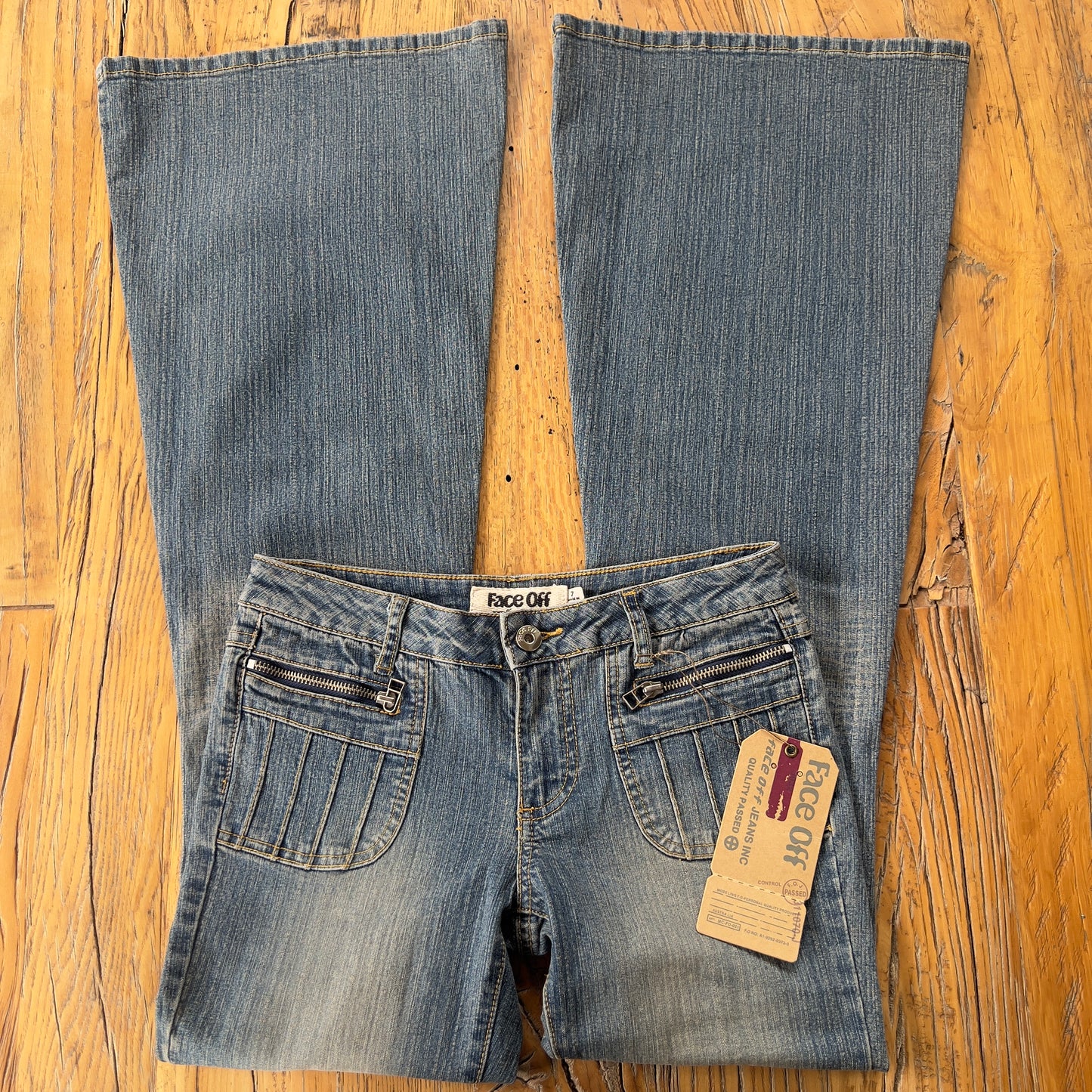 y2k deadstock Face Off jeans