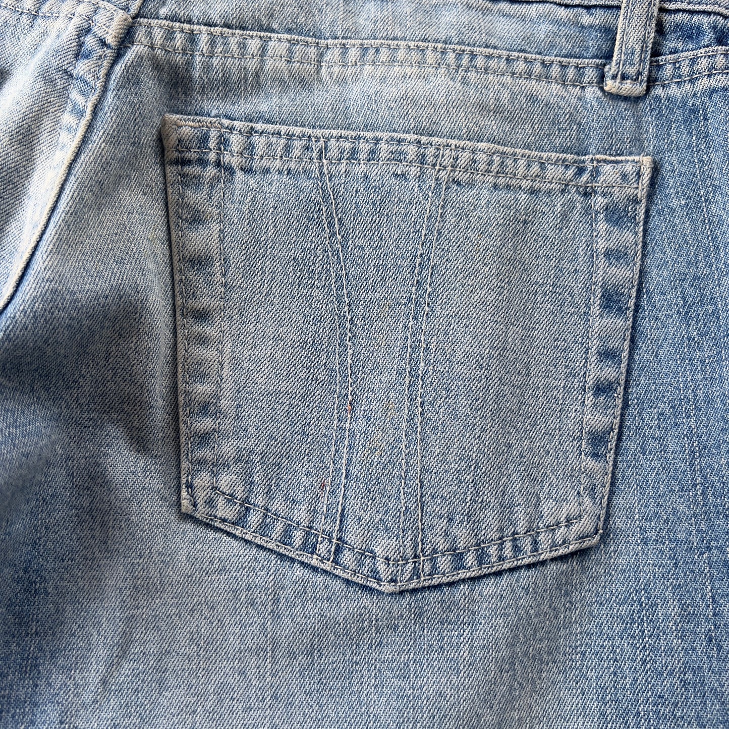 low rise flared jeans