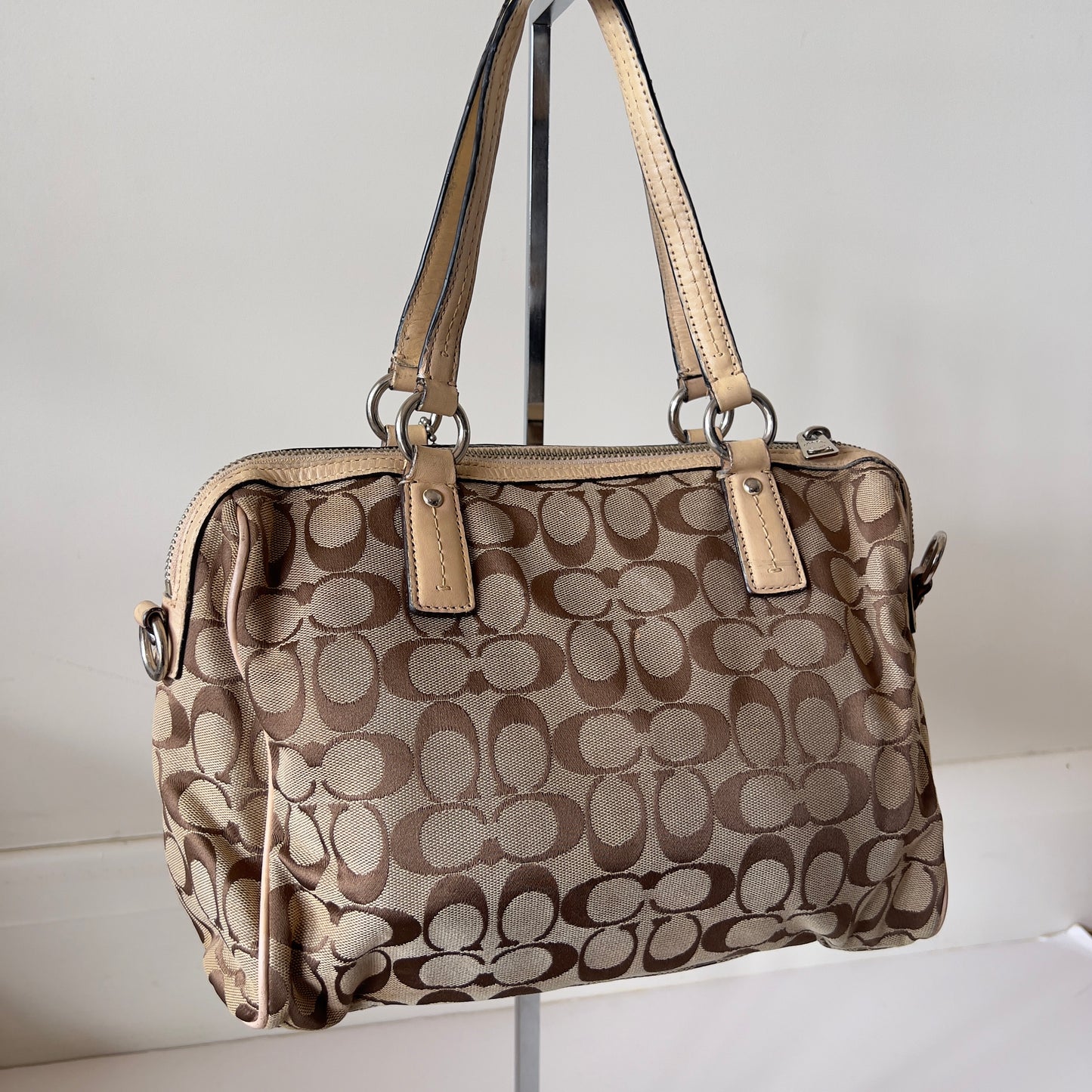 python singnature coach bag