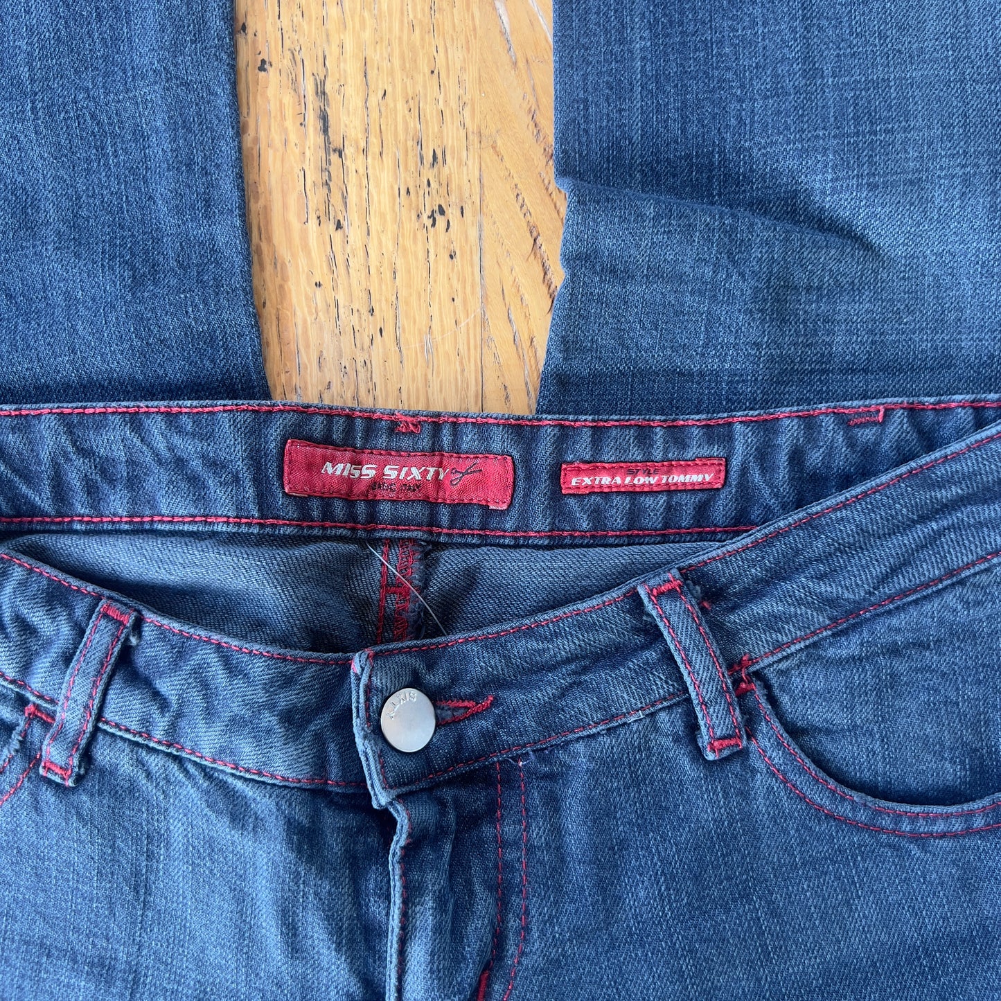 dark wash flared Miss Sixty jeans