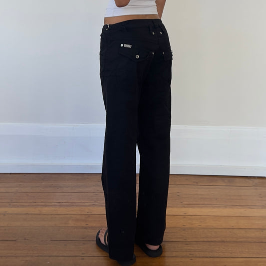 black cargo pants