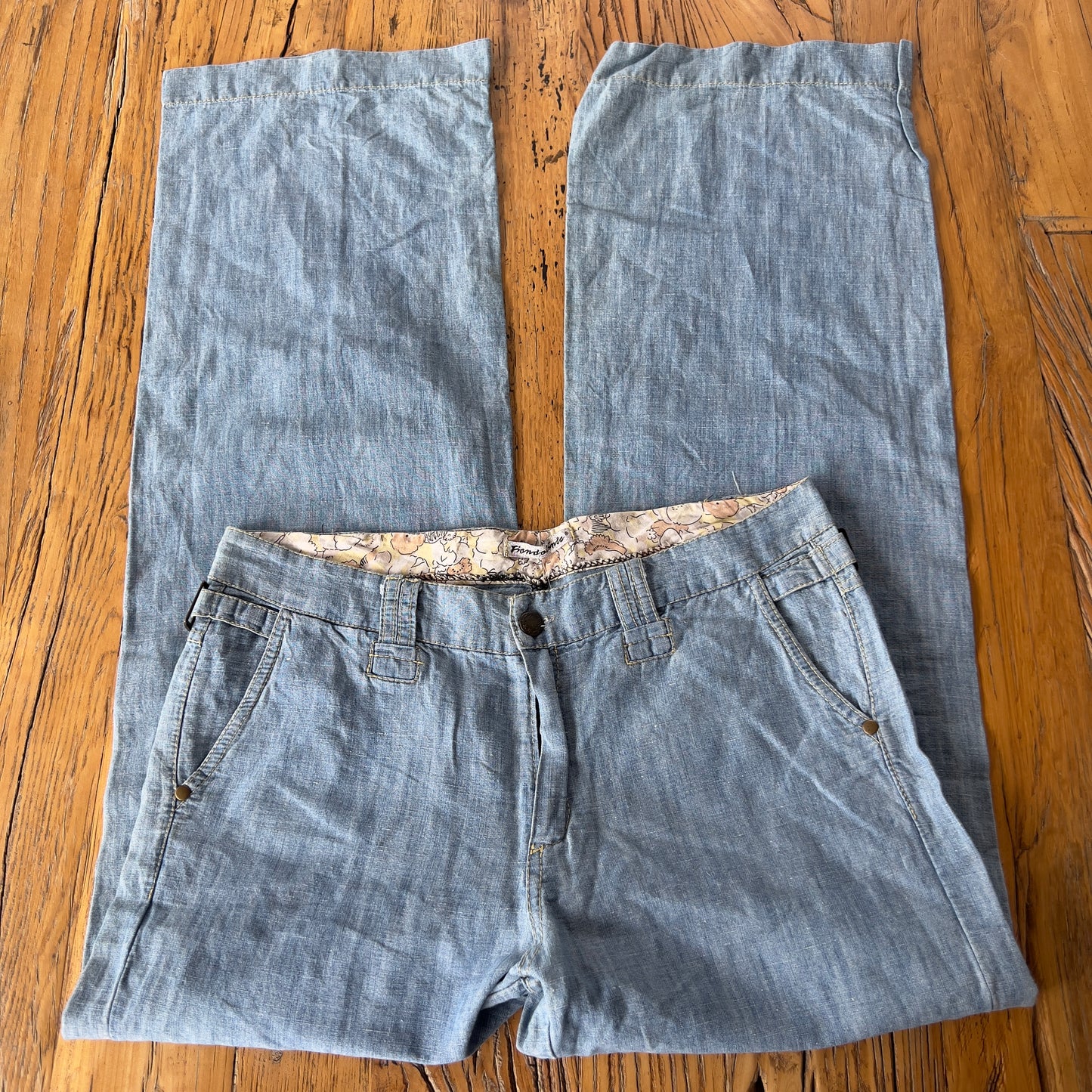 light linen jeans