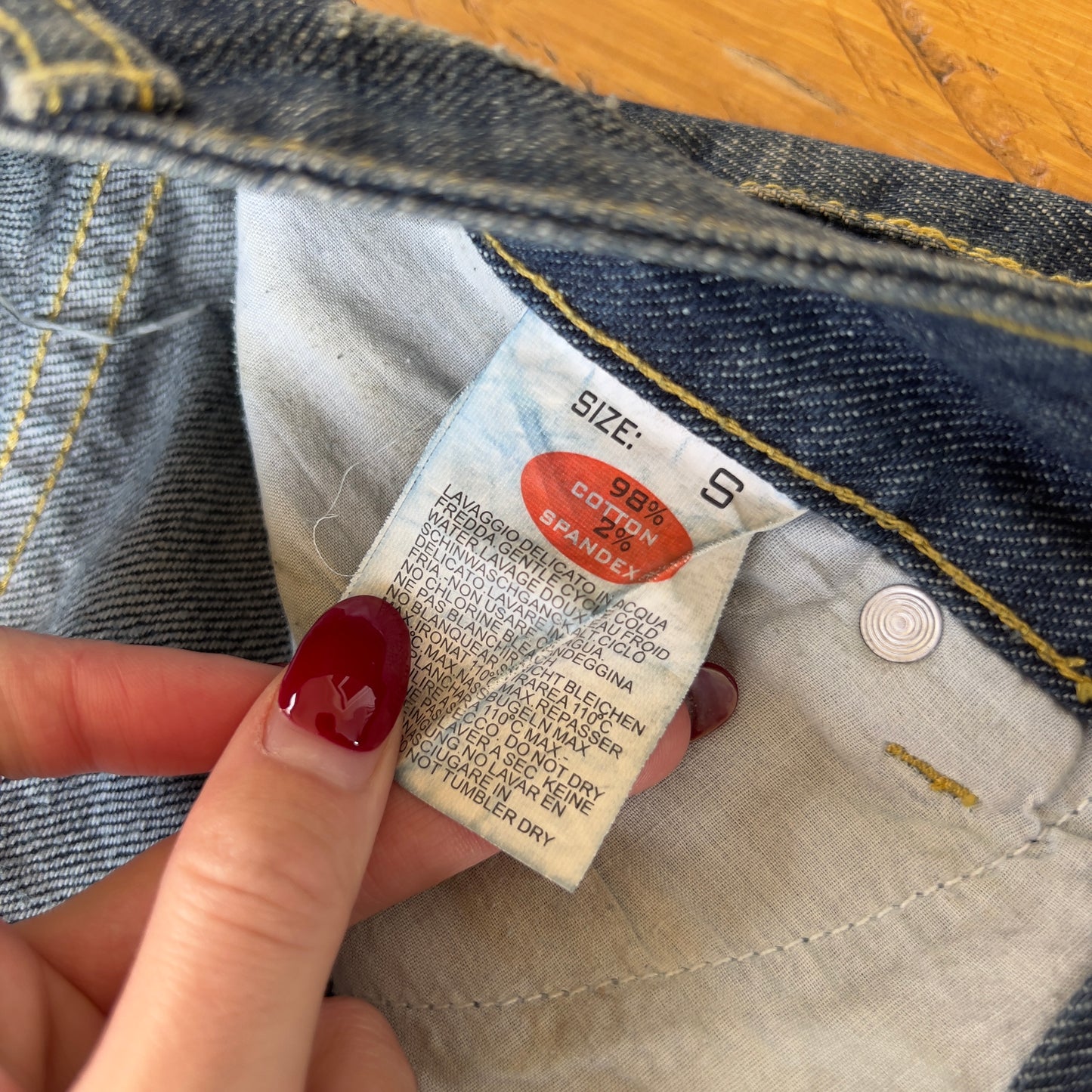 ultra mini denim skirt
