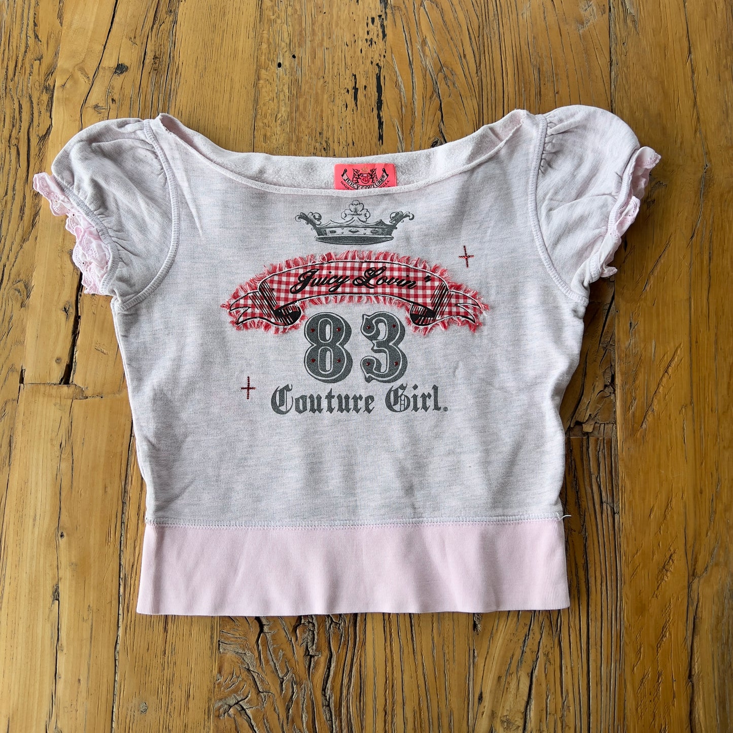 y2k graphic Juicy Couture top