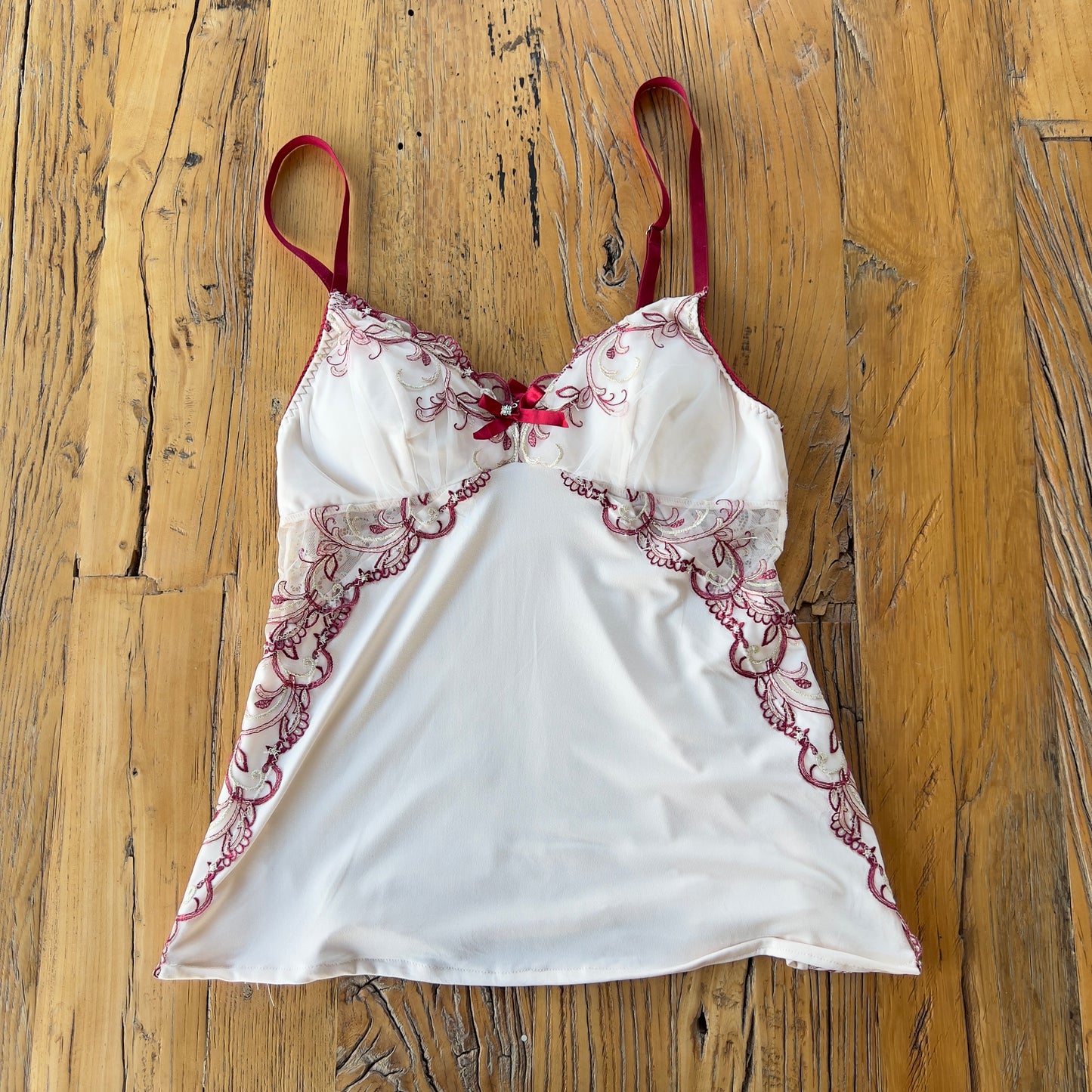 silky lace cami
