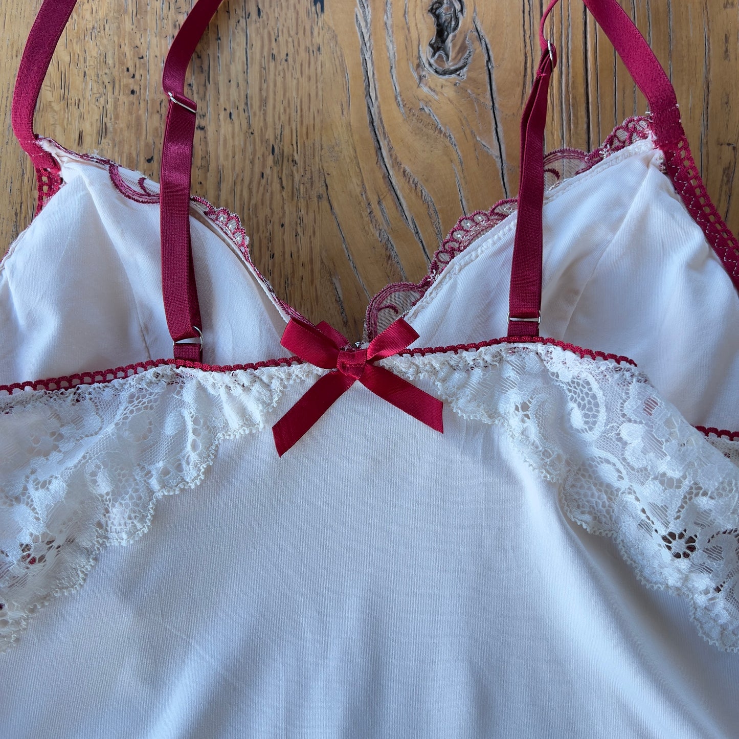 silky lace cami