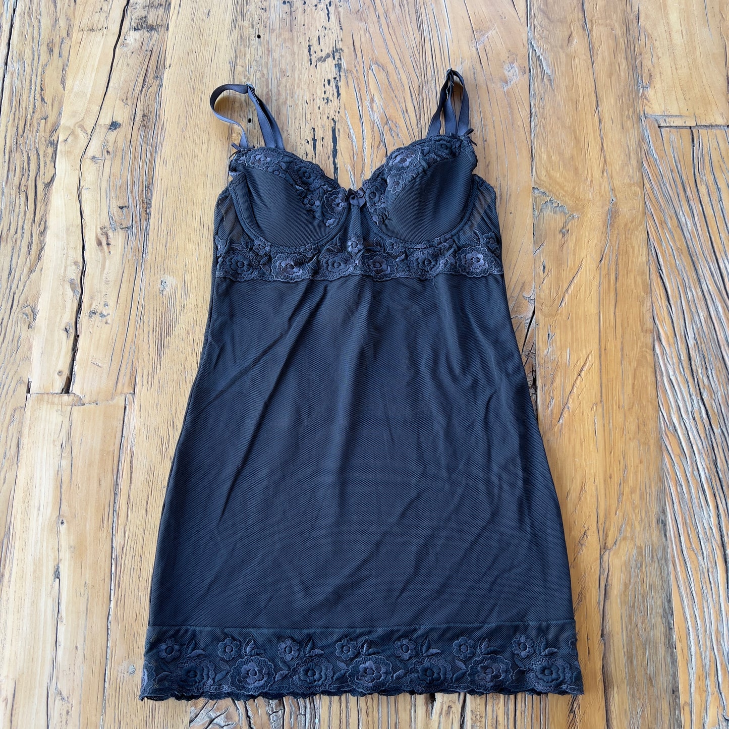 black bustier cami top