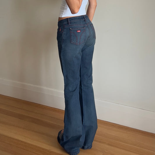 dark wash flared Miss Sixty jeans