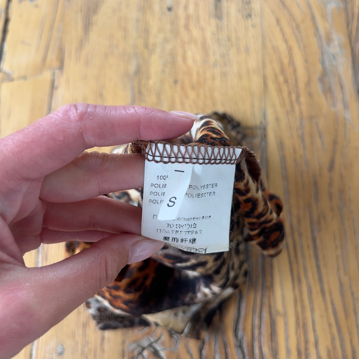 leopard print lace cami