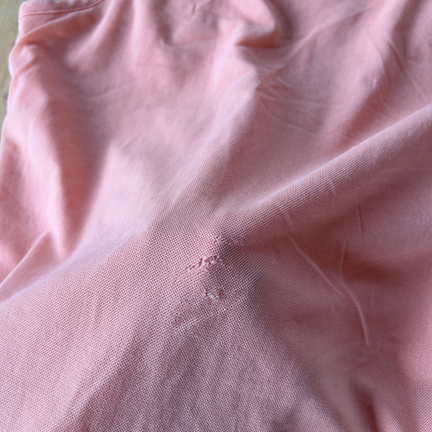 coral pink mesh tank