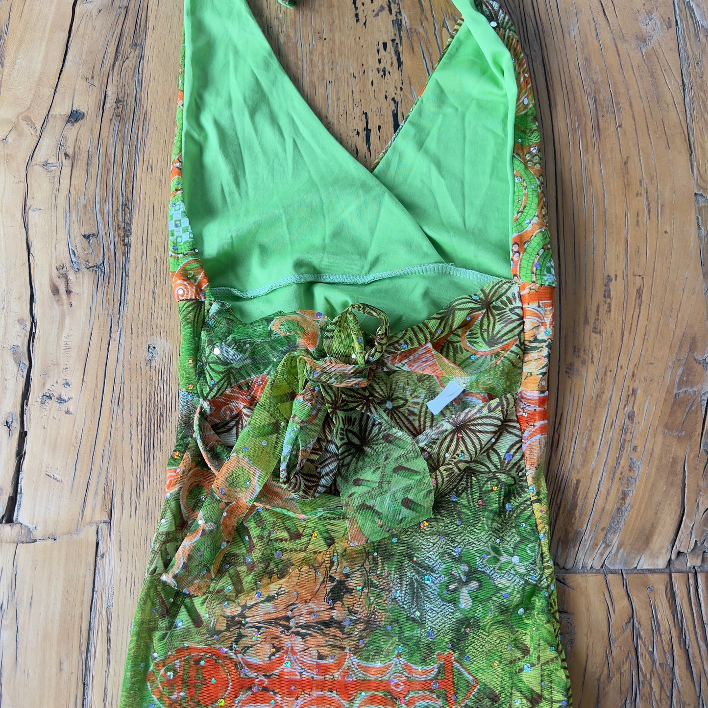 graphic fairy halter top