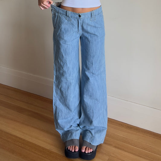 light linen jeans