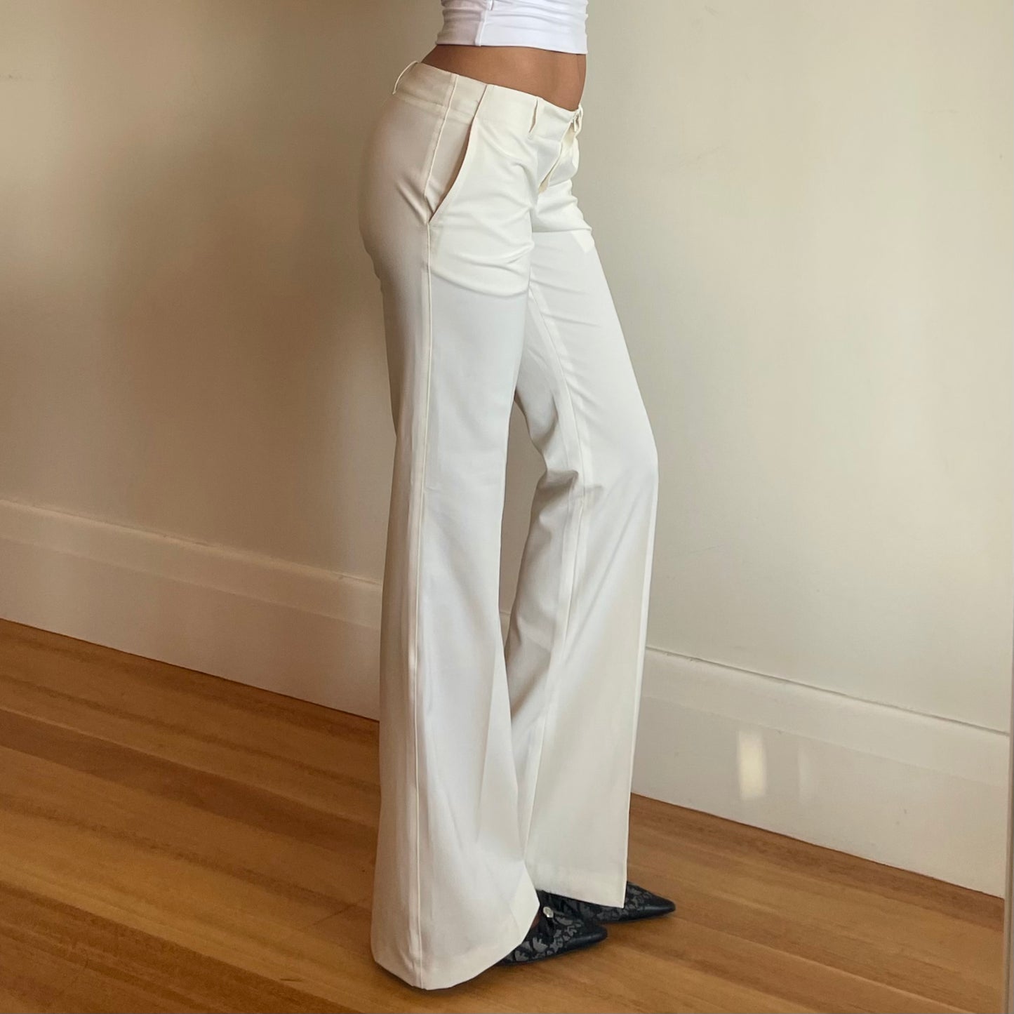 90s low rise trousers