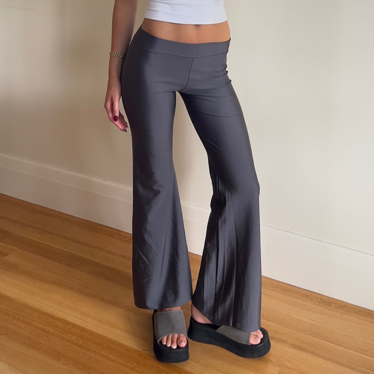 flared stretchy yoga pants