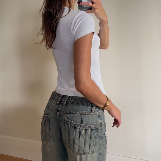 Rinascimento spell out baby tee