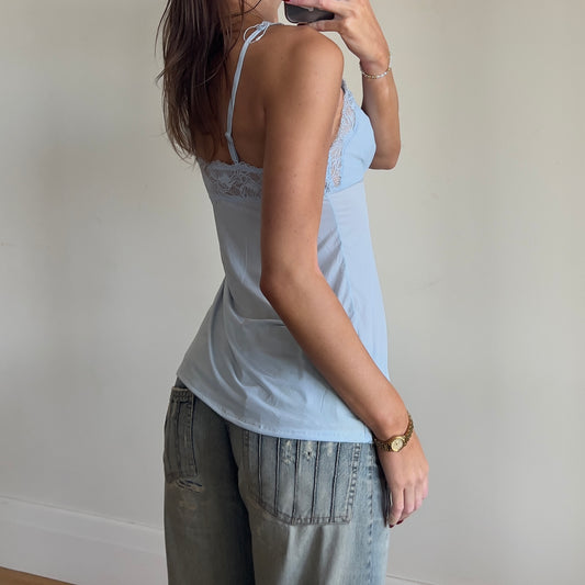 blue lace cami