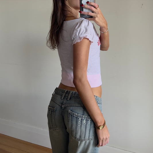 y2k graphic Juicy Couture top