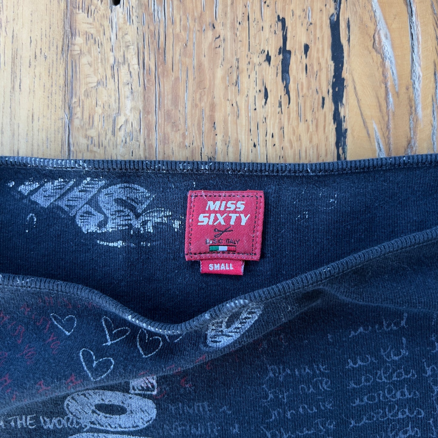 graphic Miss Sixty long sleeve