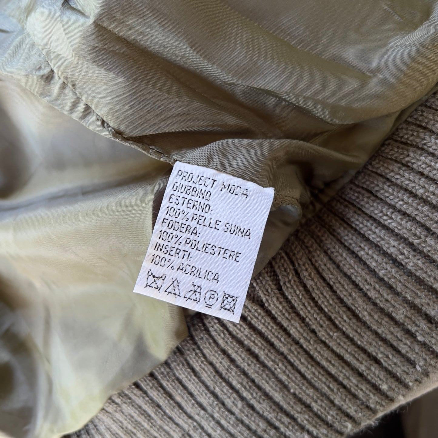 90s green suede leather jacket