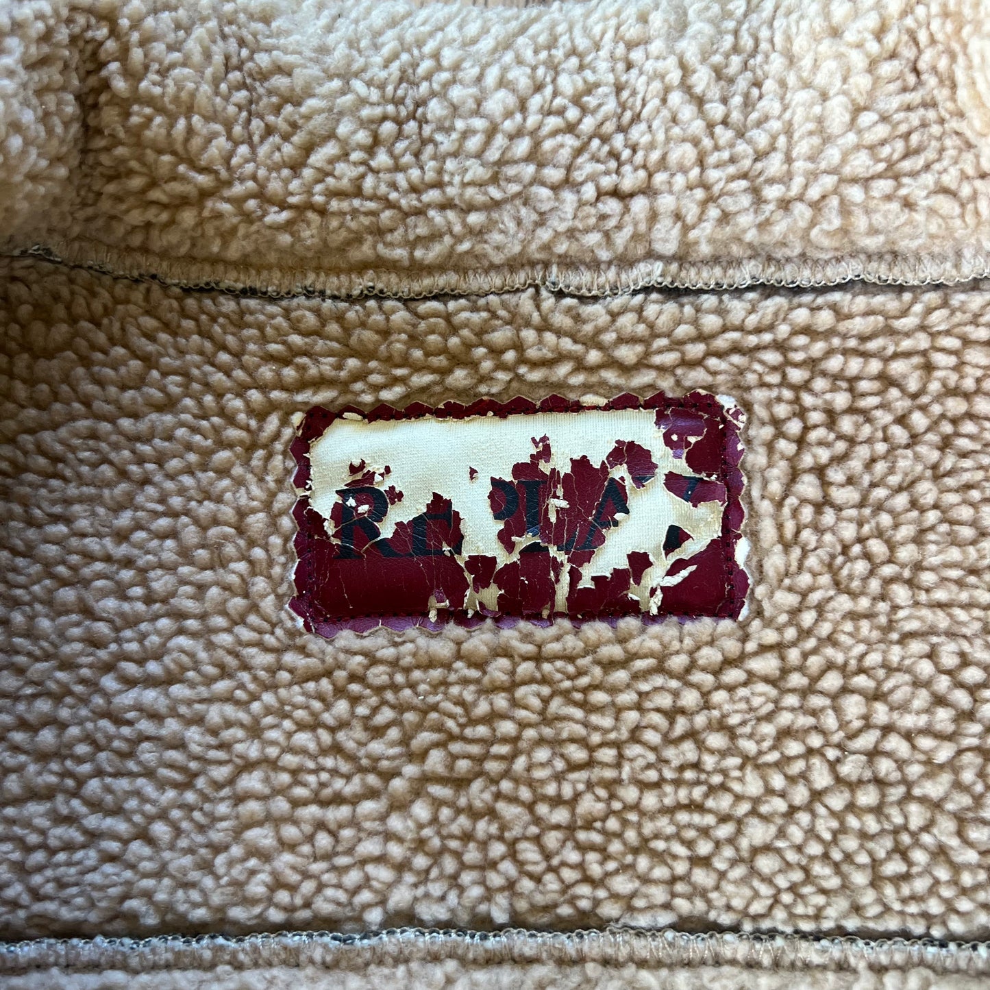 90s winter denim zip-up jacket